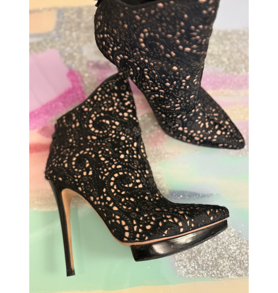 Ботильоны • alice + olivia • Черный