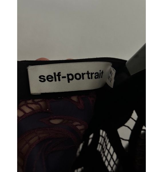 Платье • Self-Portrait • Фиолетовый