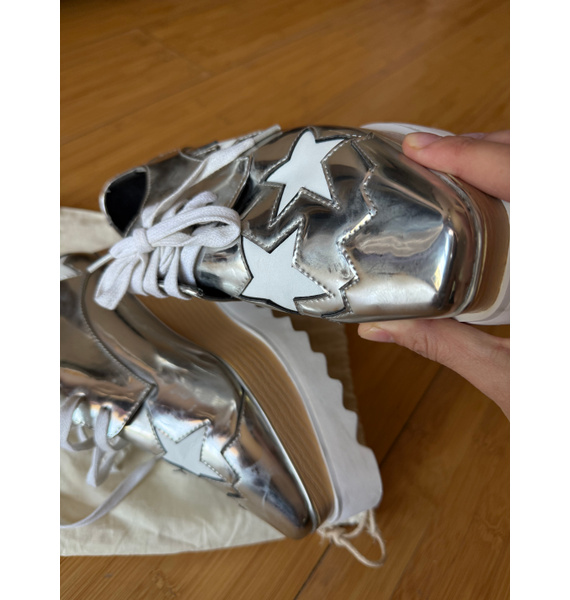 Лоферы • Stella McCartney • Серебряный