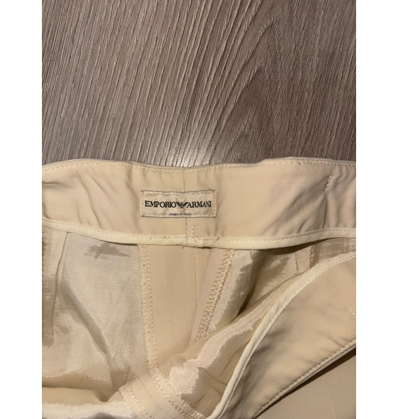 Брюки • Emporio Armani • Бежевый