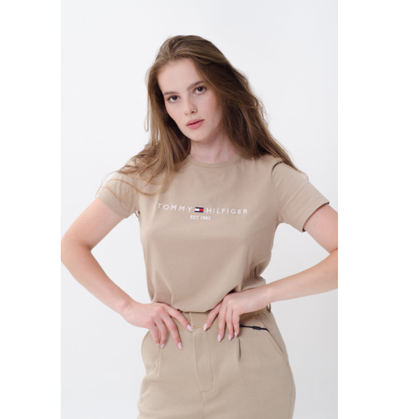 Футболка • Tommy Hilfiger • Бежевый