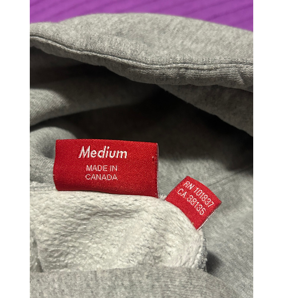 Худи • Supreme • Серый