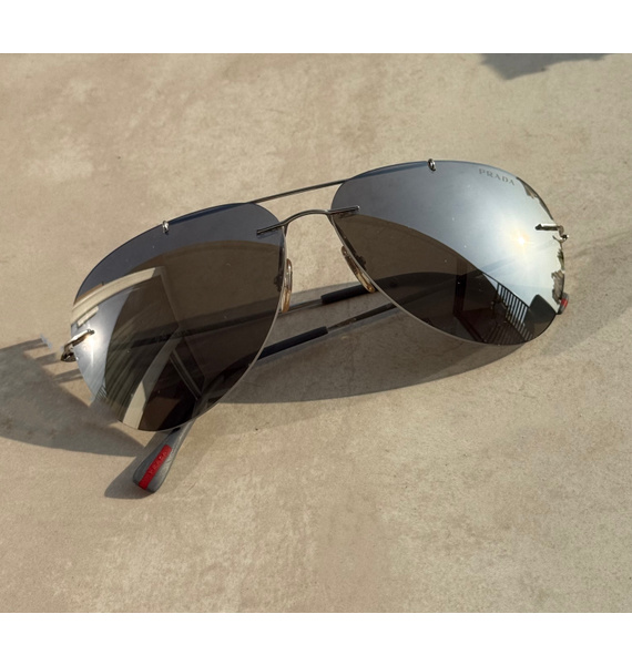 Очки • Prada Eyewear • Серебряный