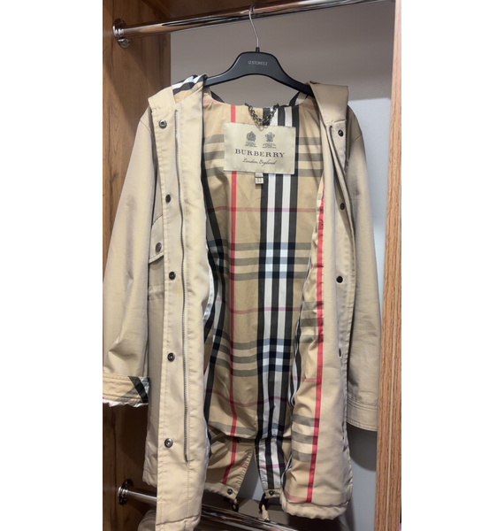 Плащ • Burberry • Бежевый