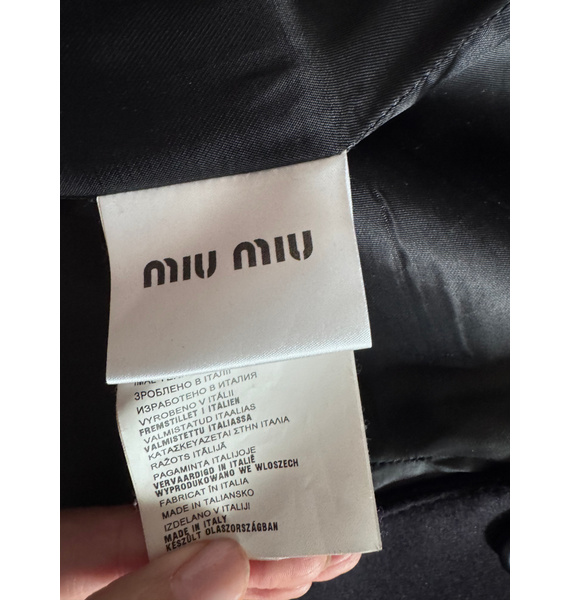 Пальто • Miu Miu • Черный