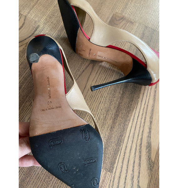 Туфли • Manolo Blahnik • Бордовый