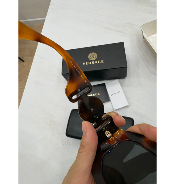 Солнцезащитные очки • Versace Eyewear • Коричневый