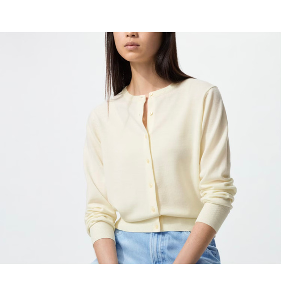 Кардиган • UNIQLO • Молочный