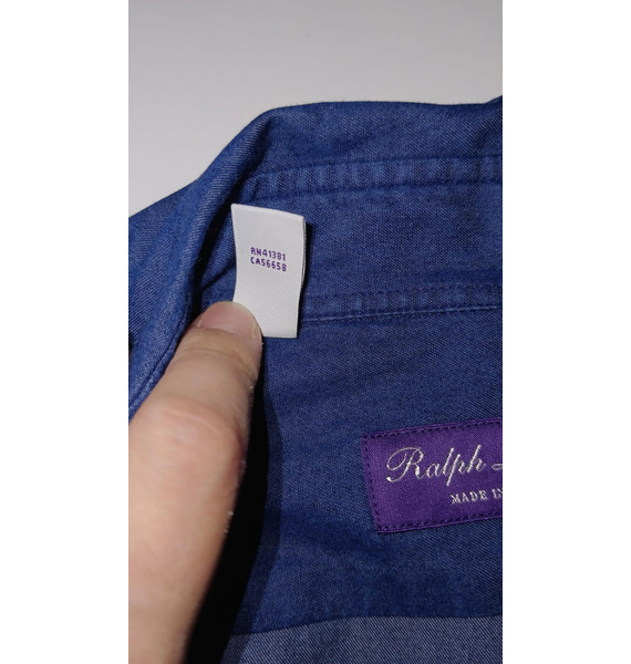 Рубашка • Ralph Lauren Purple Label • Синий