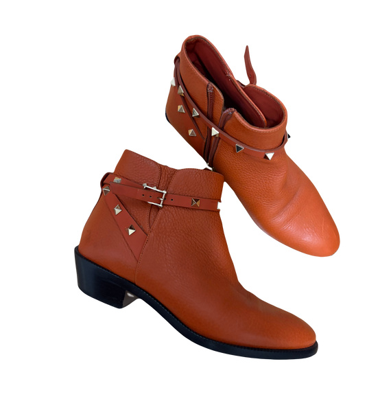 Ботинки • Valentino • Оранжевый