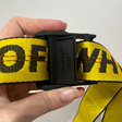 Пояс • Off-White • Желтый