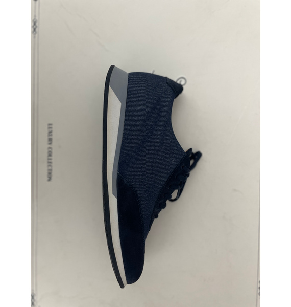 Кроссовки • Santoni • Темно-синий