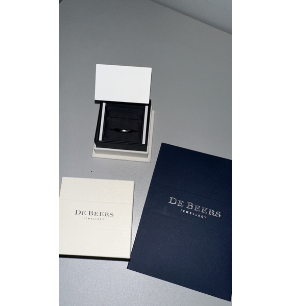 Кольцо • De Beers Jewellers • Серебряный