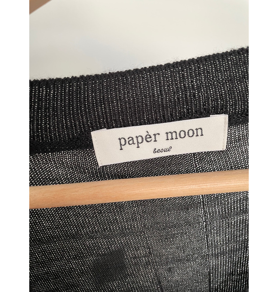 Лонгслив • paper moon • Черный