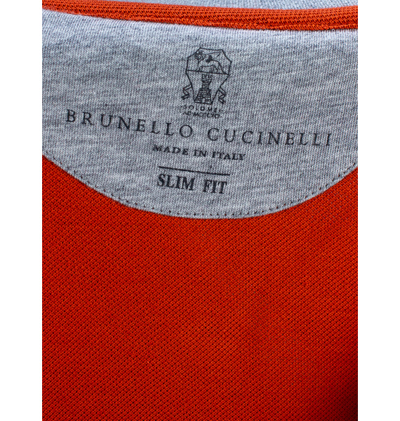 Футболка • Brunello Cucinelli • Коралловый
