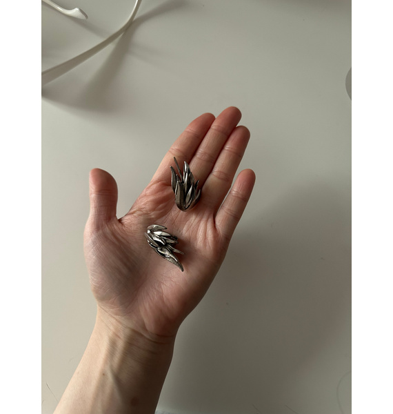 Клипсы • Vintage • Серебряный