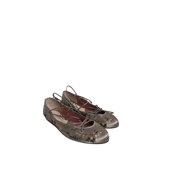 Балетки • ETRO • Зеленый