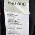 Юбка • Miu Miu • Черный