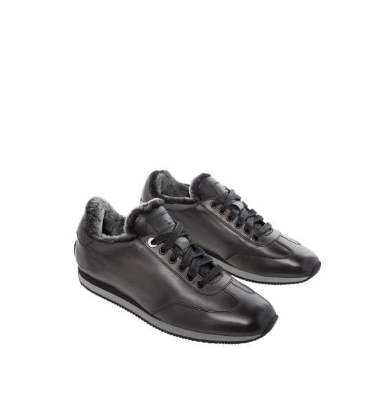 Кроссовки • Santoni • Тёмно-серый
