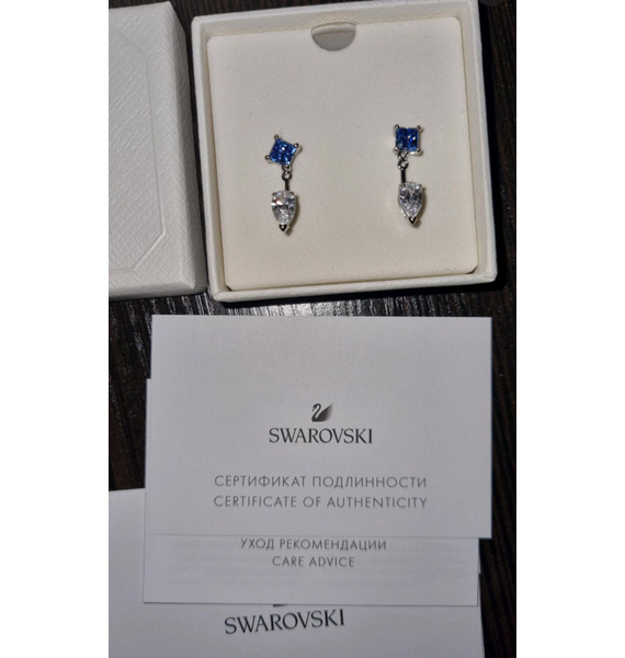 Серьги • Swarovski • Серебряный