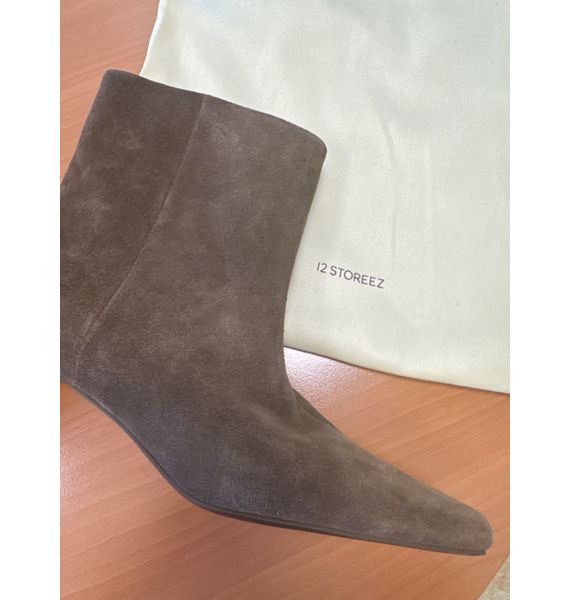 Ботинки • 12 STOREEZ • Бежевый