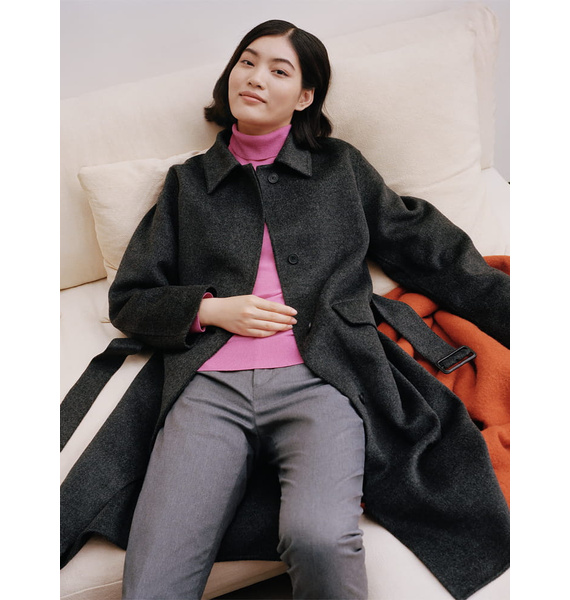 Пальто • UNIQLO • Серый