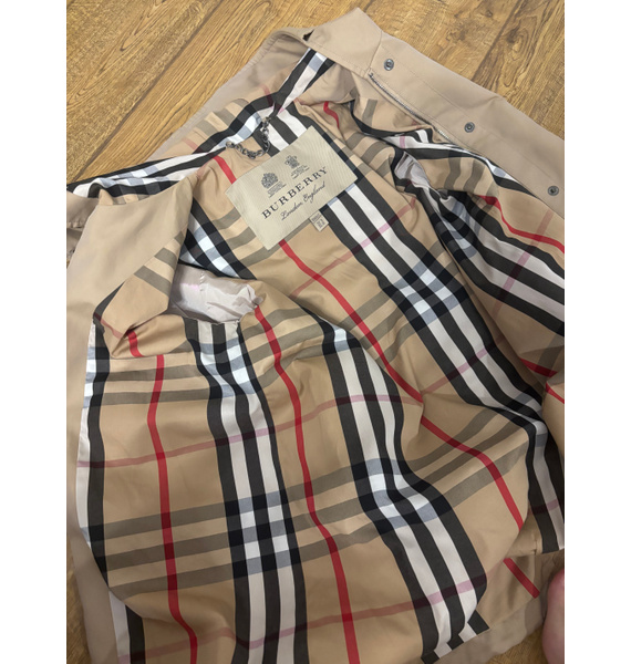 Плащ • Burberry • Бежевый