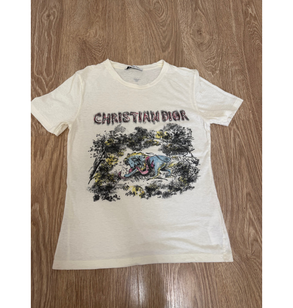 Футболка • Christian Dior • Молочный