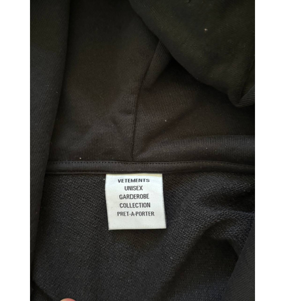 Худи • VETEMENTS • Черный