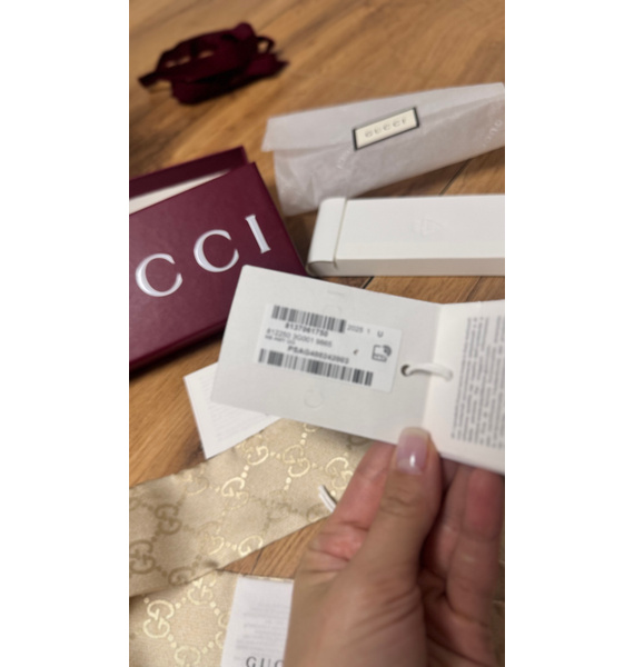 Галстук • Gucci • Бежевый