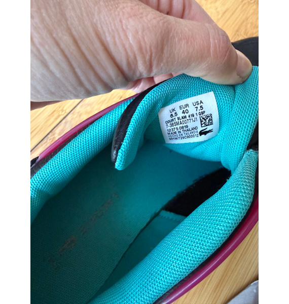 Кроссовки • Lacoste • Черный