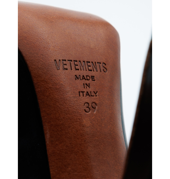 Туфли • VETEMENTS • Черный