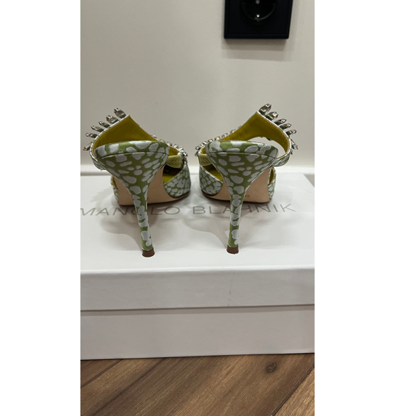 Туфли • Manolo Blahnik • Зеленый