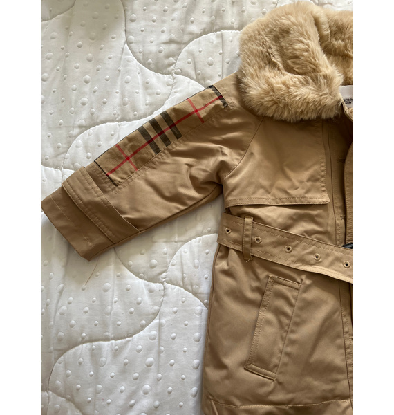 Тренч • Burberry Kids • Бежевый
