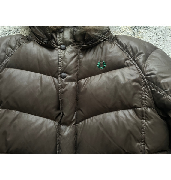 Пуховик • Fred Perry • Коричневый