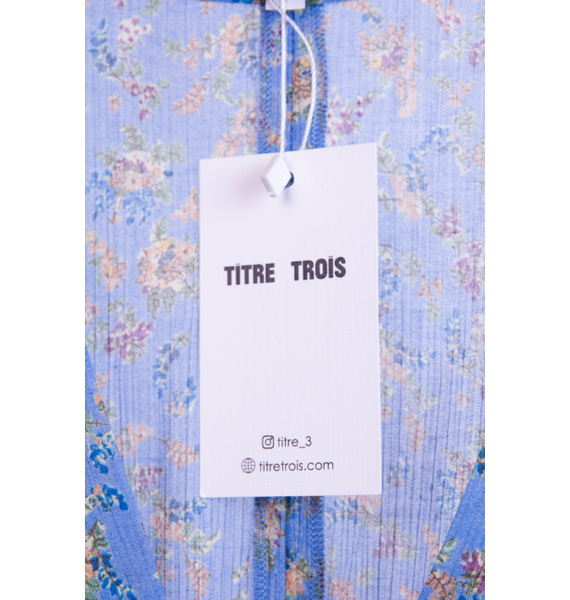 Платье • TITRE TROIS • Голубой