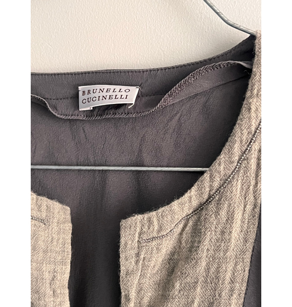 Блузка • Brunello Cucinelli • Тёмно-серый