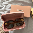 Очки • Miu Miu Eyewear • Коричневый