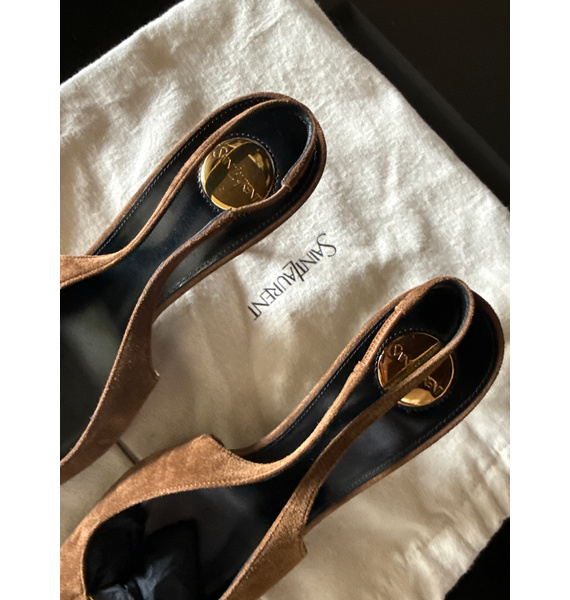Туфли • Saint Laurent • Коричневый