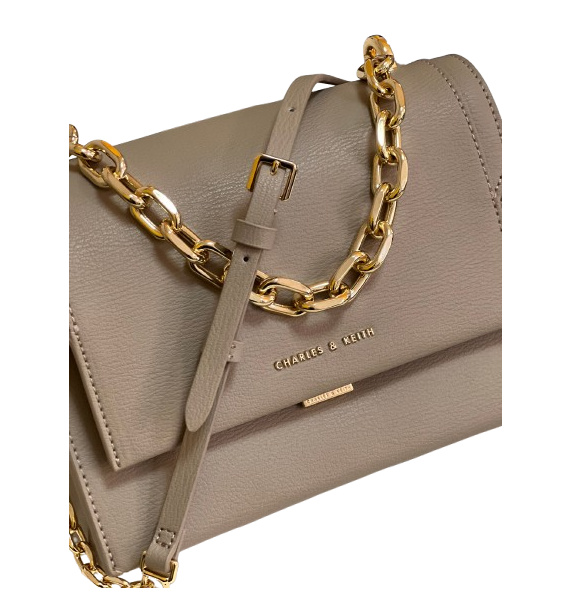 Сумка • Charles & Keith • Бежевый