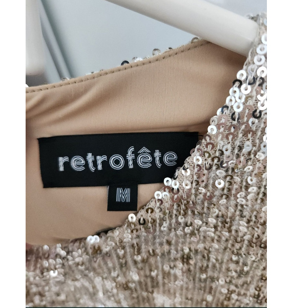 Платье • Retrofete • Серебряный