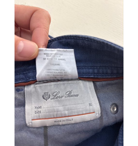 Джинсы • Loro Piana • Голубой