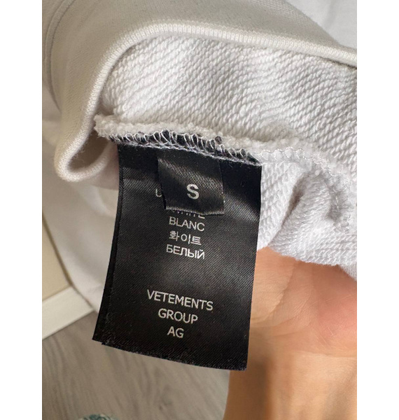 Худи • VETEMENTS • Белый