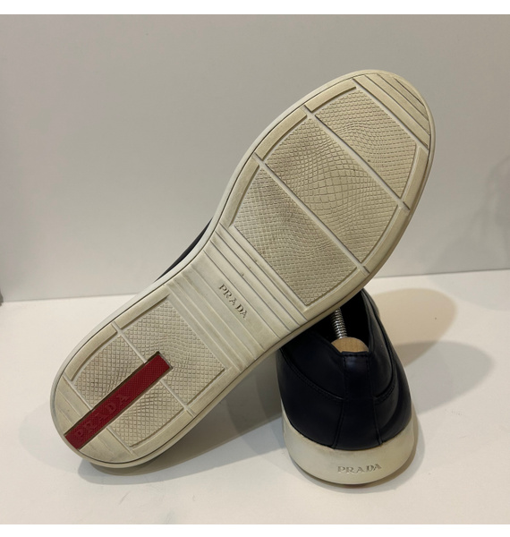 Слипоны • Prada • Темно-синий