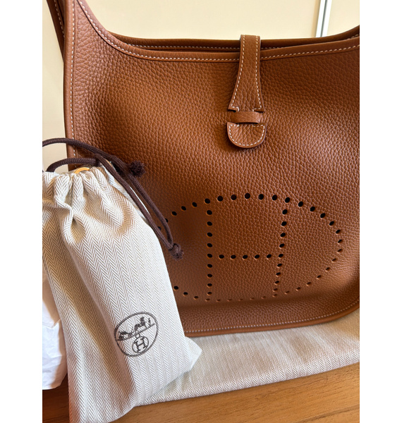Сумка • Hermès • Оранжевый