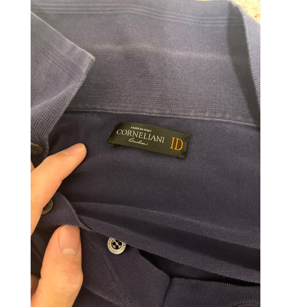 Поло • Corneliani • Темно-синий