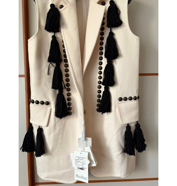 Жилет • Max Mara • Кремовый