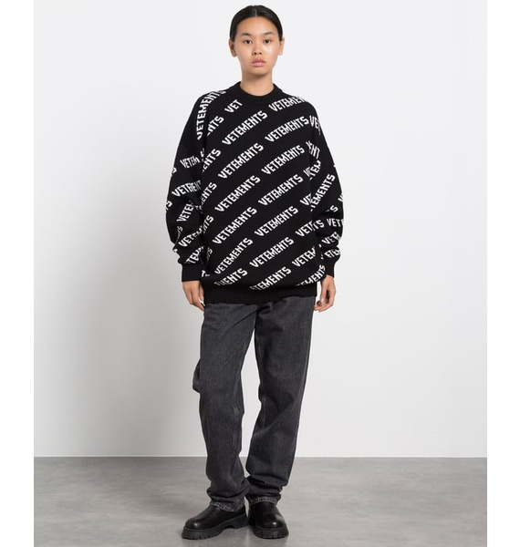 Пуловер • VETEMENTS • Черный