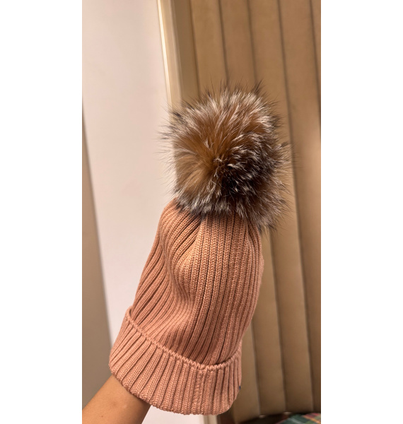 Шапка • Moncler • Розовый