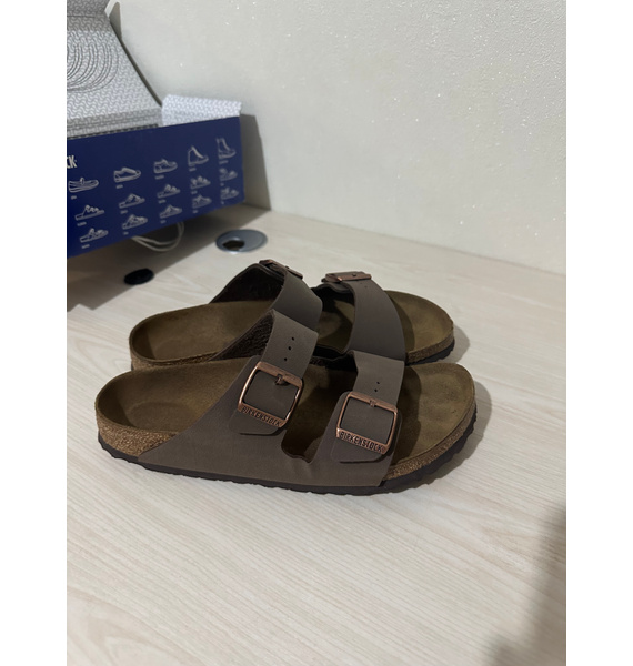 Шлепанцы • Birkenstock • Коричневый